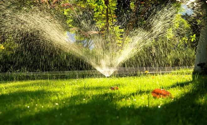 Impianto di irrigazione per giardino