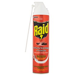 RAID Espuma Activa Cucarachas y Hormigas Spray